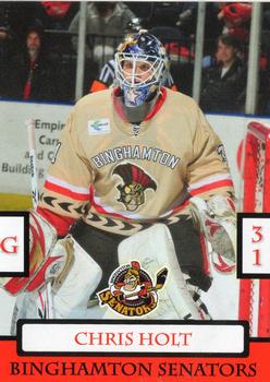 2009-10 Just Sports Photography Binghamton Senators (AHL) #12 Chris Holt Front