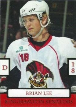 2009-10 Just Sports Photography Binghamton Senators (AHL) #16 Brian Lee Front