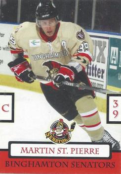 2009-10 Just Sports Photography Binghamton Senators (AHL) #22 Martin St. Pierre Front