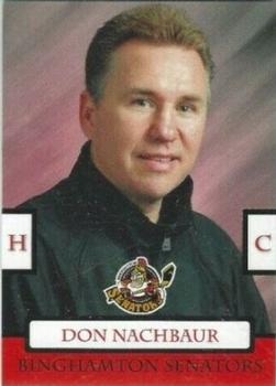 2009-10 Just Sports Photography Binghamton Senators (AHL) #25 Don Nachbaur Front