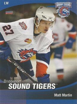 2009-10 Choice Bridgeport Sound Tigers (AHL) #6 Matt Martin Front