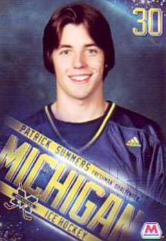 2009-10 Michigan Wolverines (NCAA) #6 Patrick Summers Front