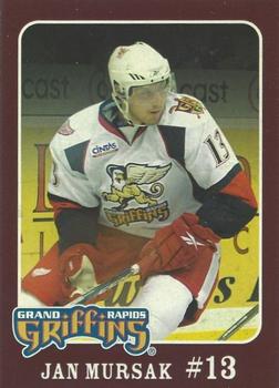 2009-10 Play N Trade Video Games Grand Rapids Griffins (AHL) #B-03 Jan Mursak Front