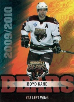 2009-10 Hershey Bears (AHL) #NNO Boyd Kane Front