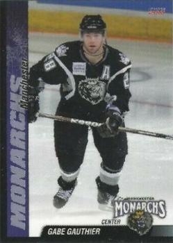 2009-10 Choice Manchester Monarchs (AHL) #8 Gabe Gauthier Front