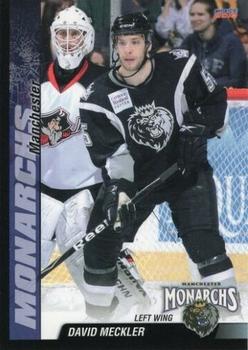 2009-10 Choice Manchester Monarchs (AHL) #14 David Meckler Front
