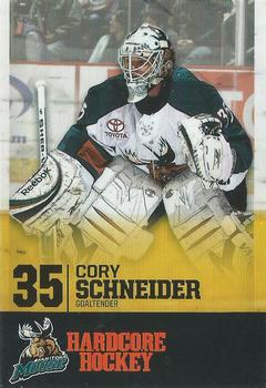 2009-10 Manitoba Moose (AHL) #NNO Cory Schneider Front