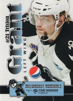 2009-10 Pepsi Milwaukee Admirals (AHL) #NNO Triston Grant Front