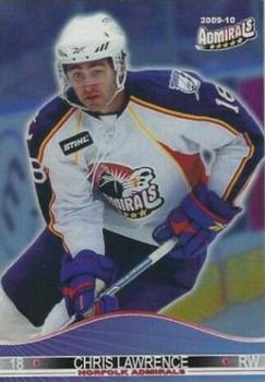 2009-10 Norfolk Admirals (AHL) #4 Chris Lawrence Front