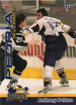 2009-10 Choice Peoria Rivermen (AHL) #NNO Anthony Peluso Front