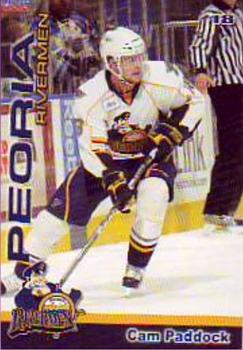 2009-10 Choice Peoria Rivermen (AHL) #NNO Cam Paddock Front