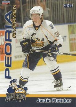 2009-10 Choice Peoria Rivermen (AHL) #NNO Justin Fletcher Front