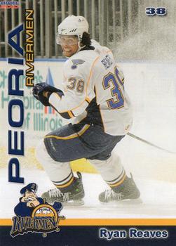 2009-10 Choice Peoria Rivermen (AHL) #NNO Ryan Reaves Front