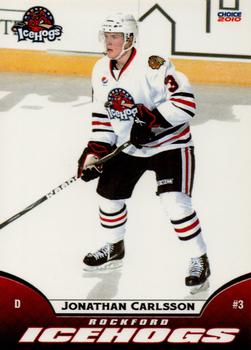 2009-10 Choice Rockford IceHogs (AHL) #07 Jonathan Carlsson Front