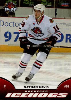 2009-10 Choice Rockford IceHogs (AHL) #13 Nathan Davis Front