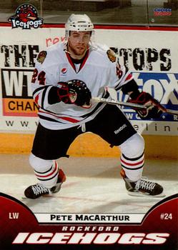 2009-10 Choice Rockford IceHogs (AHL) #21 Peter MacArthur Front