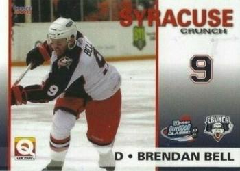 2009-10 Choice Syracuse Crunch (AHL) #5 Brendan Bell Front