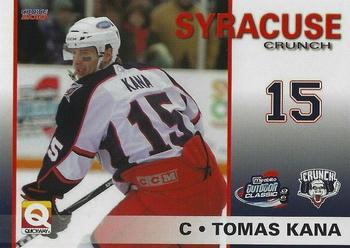 2009-10 Choice Syracuse Crunch (AHL) #8 Tomas Kana Front