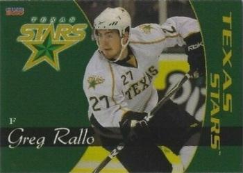 2009-10 Choice Texas Stars (AHL) #20 Greg Rallo Front