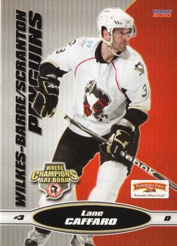 2009-10 Choice Wilkes Barre/Scranton Penguins (AHL) #7 Lane Caffaro Front