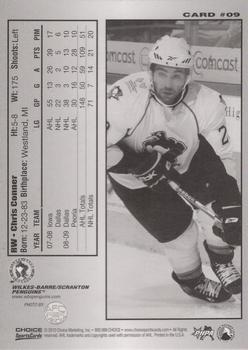 2009-10 Choice Wilkes Barre/Scranton Penguins (AHL) #9 Chris Conner Back