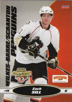 2009-10 Choice Wilkes Barre/Scranton Penguins (AHL) #20 Zack Sill Front