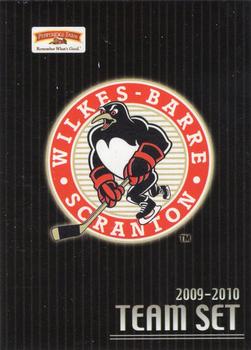 2009-10 Choice Wilkes Barre/Scranton Penguins (AHL) #NNO Wilkes-Barre/Scranton Penguins Front