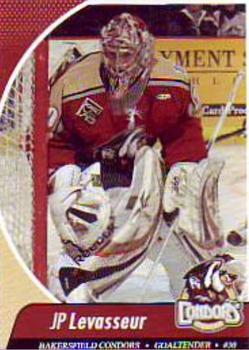 2009-10 Mercy Hospital Bakersfield Condors (ECHL) #NNO Jean-Philippe Levasseur Front