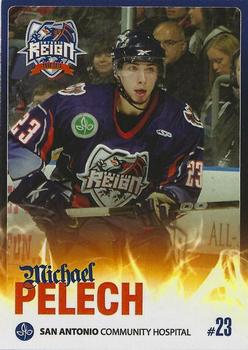 2009-10 San Antonio Community Hospital Ontario Reign (ECHL) #D-03 Michael Pelech Front