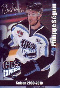 2009-10 St. Georges CRS Express (LNAH) #3 Philippe Seguin Front
