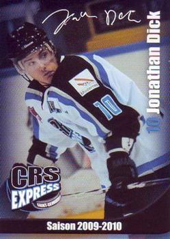 2009-10 St. Georges CRS Express (LNAH) #7 Jonathan Dick Front