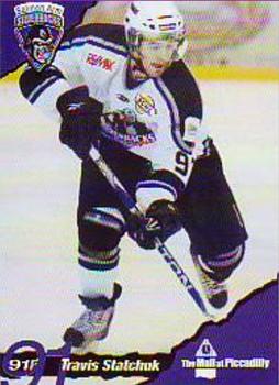 2009-10 Mall at Piccadilly Salmon Arm Silverbacks (BCHL) #21 Travis Statchuk Front