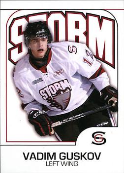 2009-10 M&T Printing Guelph Storm (OHL) #NNO Vadim Guskov Front