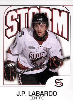 2009-10 M&T Printing Guelph Storm (OHL) #NNO J.P. Labardo Front