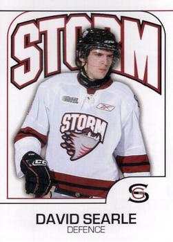 2009-10 M&T Printing Guelph Storm (OHL) #NNO David Searle Front