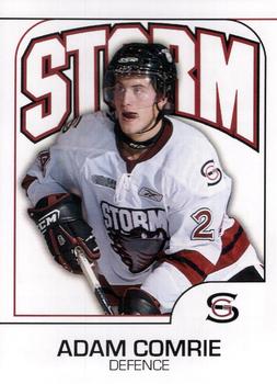 2009-10 M&T Printing Guelph Storm (OHL) #NNO Adam Comrie Front