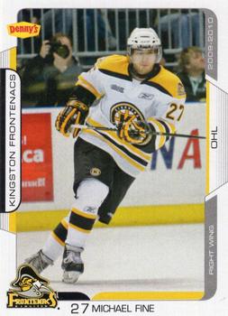 2009-10 Extreme Kingston Frontenacs (OHL) #NNO Michael Fine Front