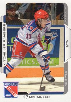 2009-10 Extreme Kitchener Rangers (OHL) #12 Mike Mascioli Front