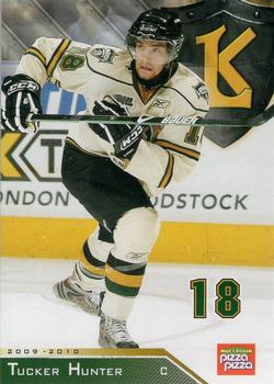 2009-10 Action London Knights (OHL) #7 Tucker Hunter Front