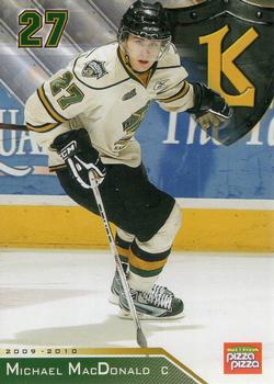 2009-10 Action London Knights (OHL) #11 Michael MacDonald Front