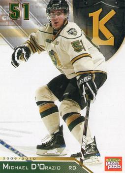 2009-10 Action London Knights (OHL) #14 Michael D'Orazio Front