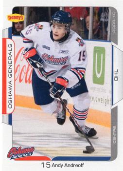 2009-10 Extreme Oshawa Generals (OHL) #11 Andy Andreoff Front