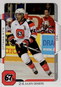 2009-10 Extreme Ottawa 67's (OHL) #12 Julien Demers Front