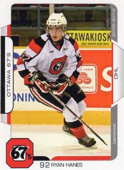 2009-10 Extreme Ottawa 67's (OHL) #22 Ryan Hanes Front