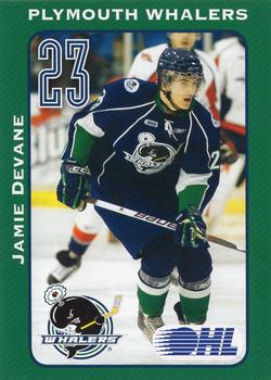 2009-10 Plymouth Whalers (OHL) #5 Jamie Devane Front