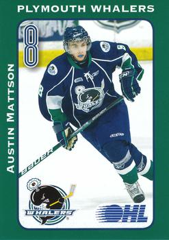 2009-10 Plymouth Whalers (OHL) #19 Austin Mattson Front