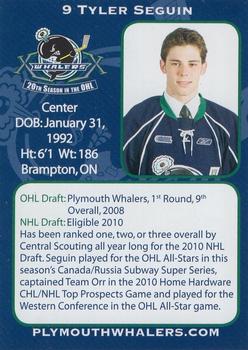 2009-10 Plymouth Whalers (OHL) #26 Tyler Seguin Back