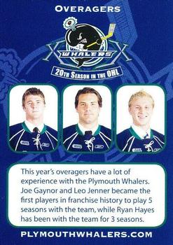 2009-10 Plymouth Whalers (OHL) #30 OHL All-Stars Back