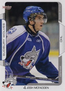 2009-10 Extreme Sudbury Wolves (OHL) #3 Josh McFadden Front