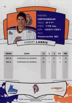 2009-10 Extreme Gatineau Olympiques (QMJHL) #10 Hubert Labrie Back